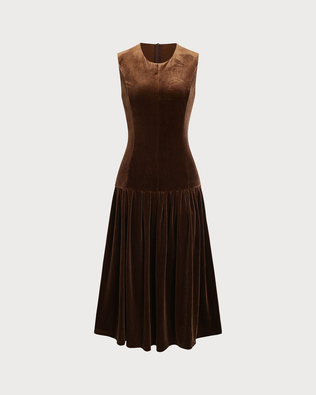 Women's Long-Sleeved Woven Polyester Maxi Dresses Dresses - RIHOAS