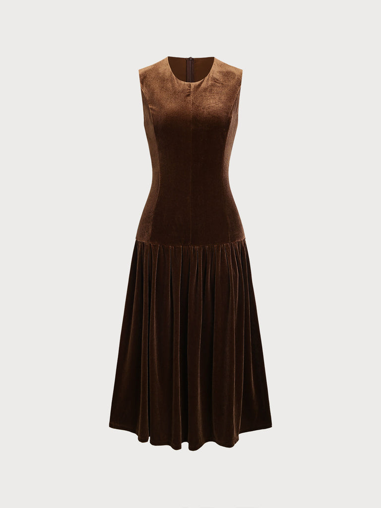 Women's Long-Sleeved Woven Polyester Maxi Dresses Dresses - RIHOAS