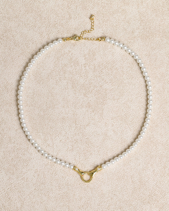 Pearl Clavicle Necklace - RIHOAS