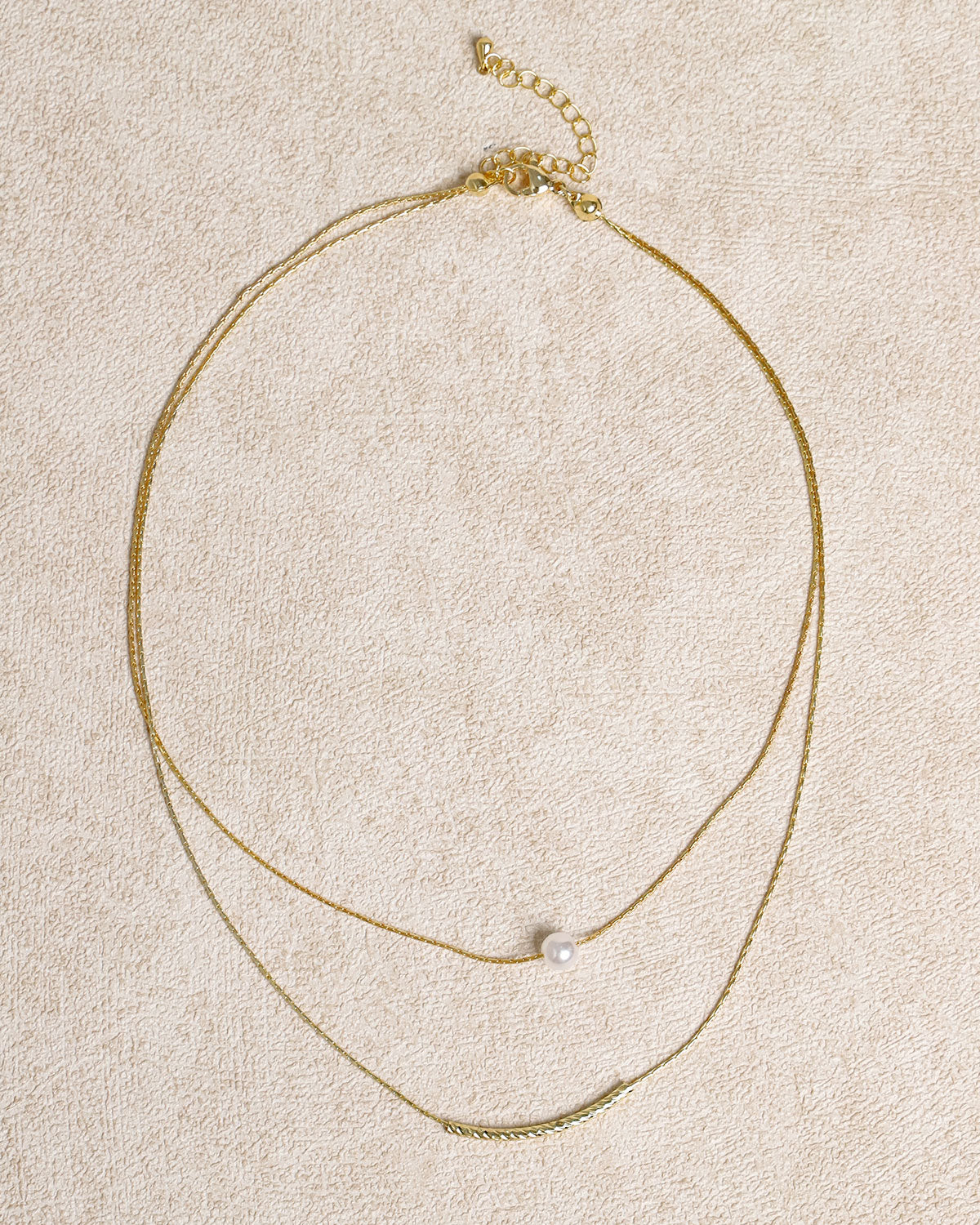Pearl Double Necklace - RIHOAS