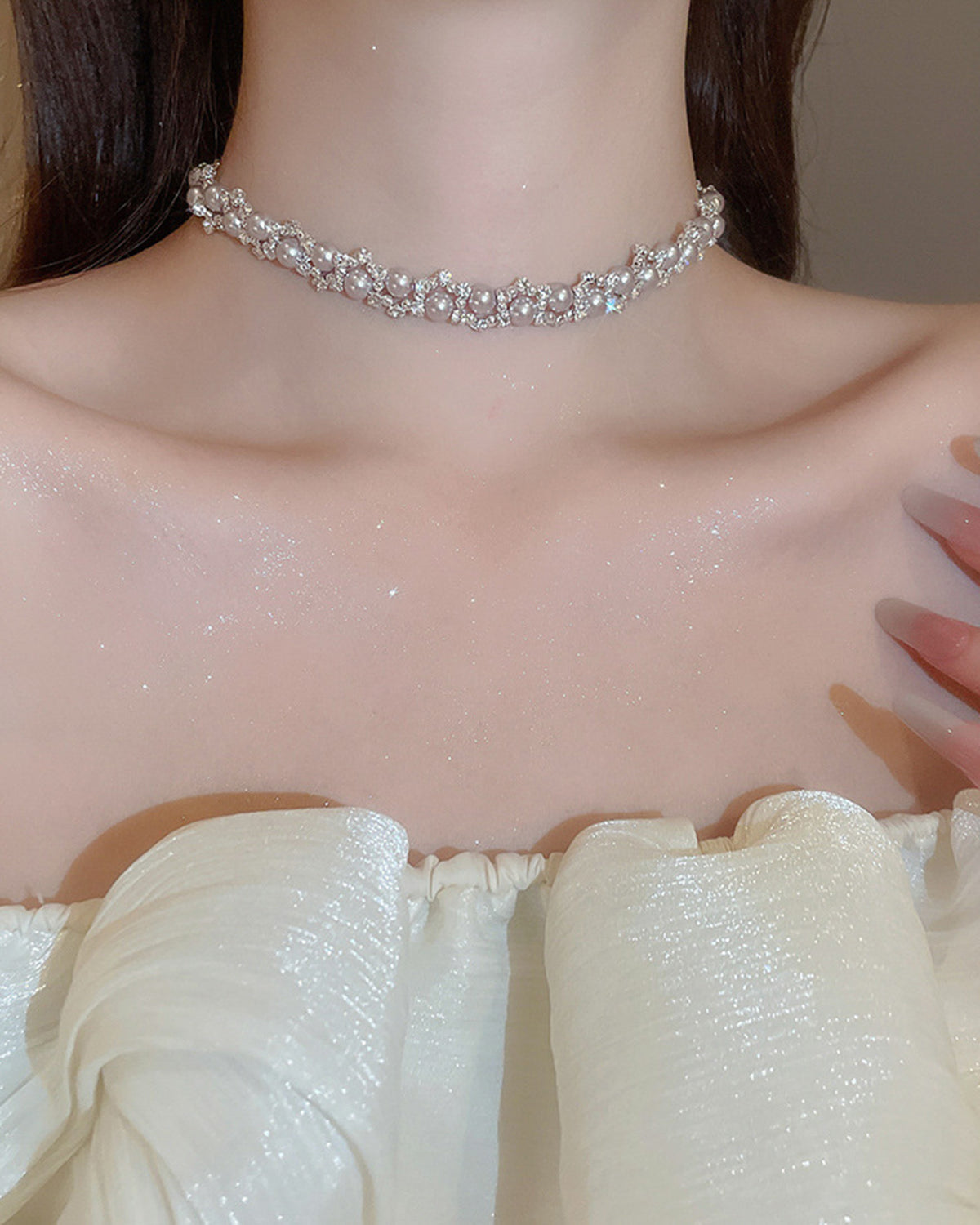 Women's Necklace Pink Necklaces - RIHOAS