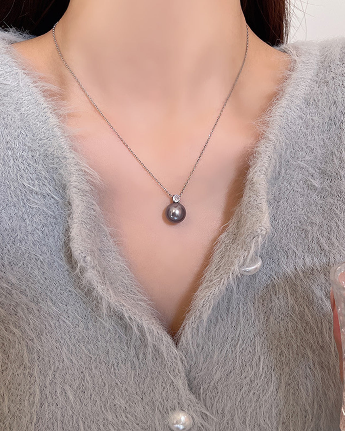 Women's Necklace Silver Necklaces - RIHOAS