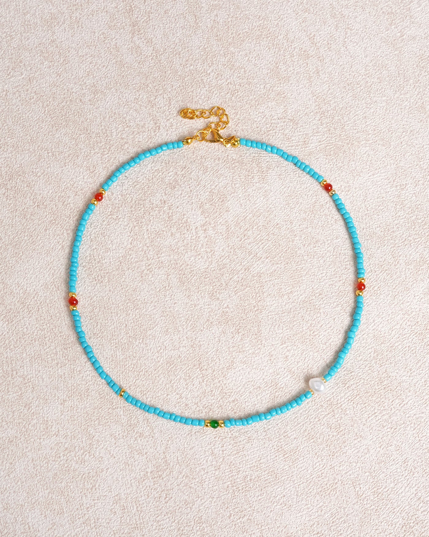 Women's Necklaces Green Necklaces - RIHOAS