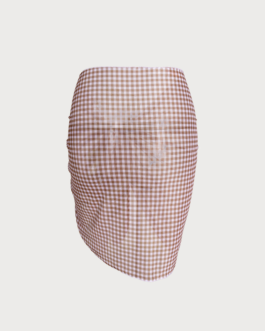 Women's Plaid Mesh Cover-ups Cover-ups - RIHOAS