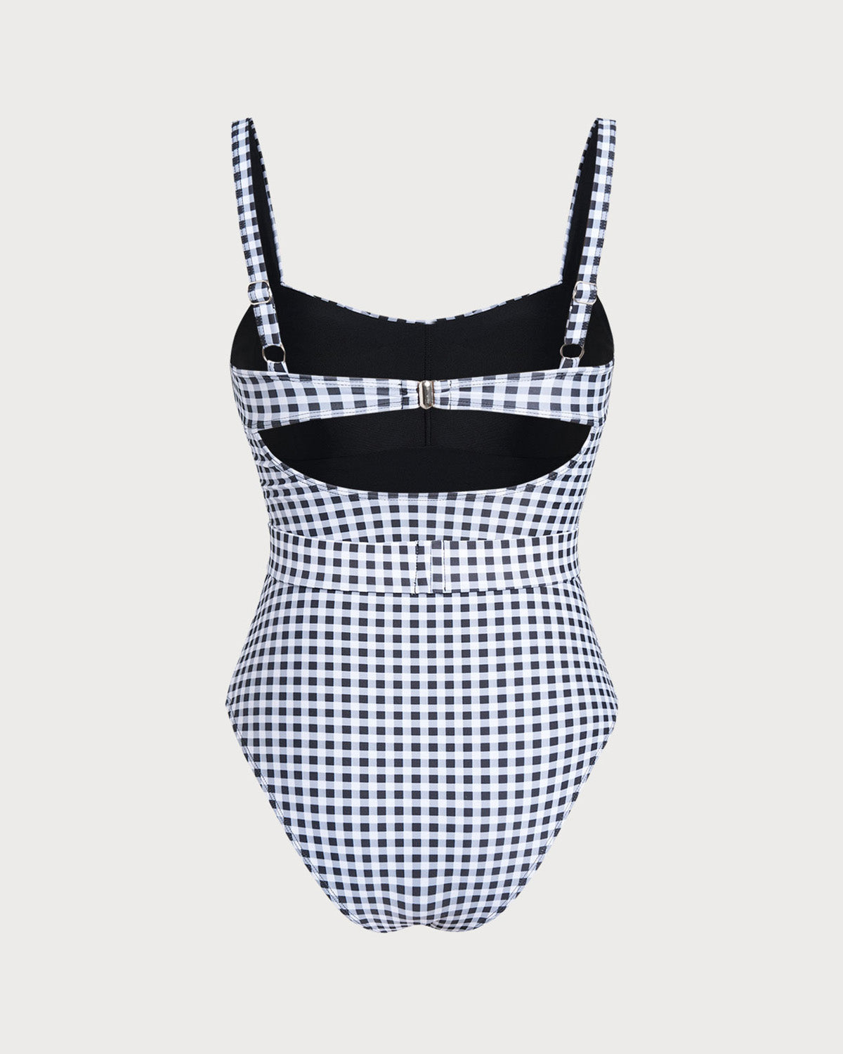 Women's Plaid One-Piece Swimsuit One-Pieces - RIHOAS
