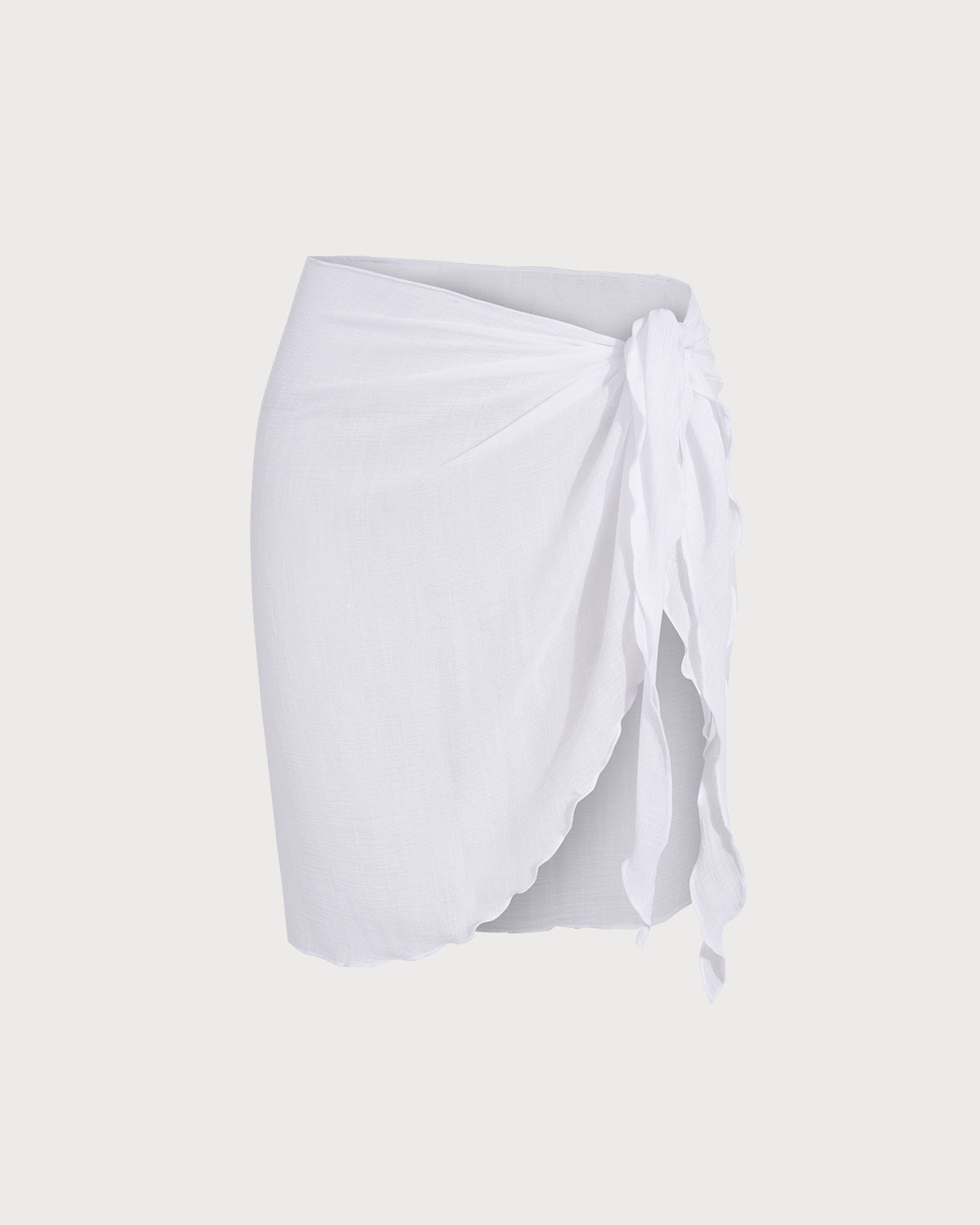 Women's Polyester Cover-ups White Cover-ups - RIHOAS