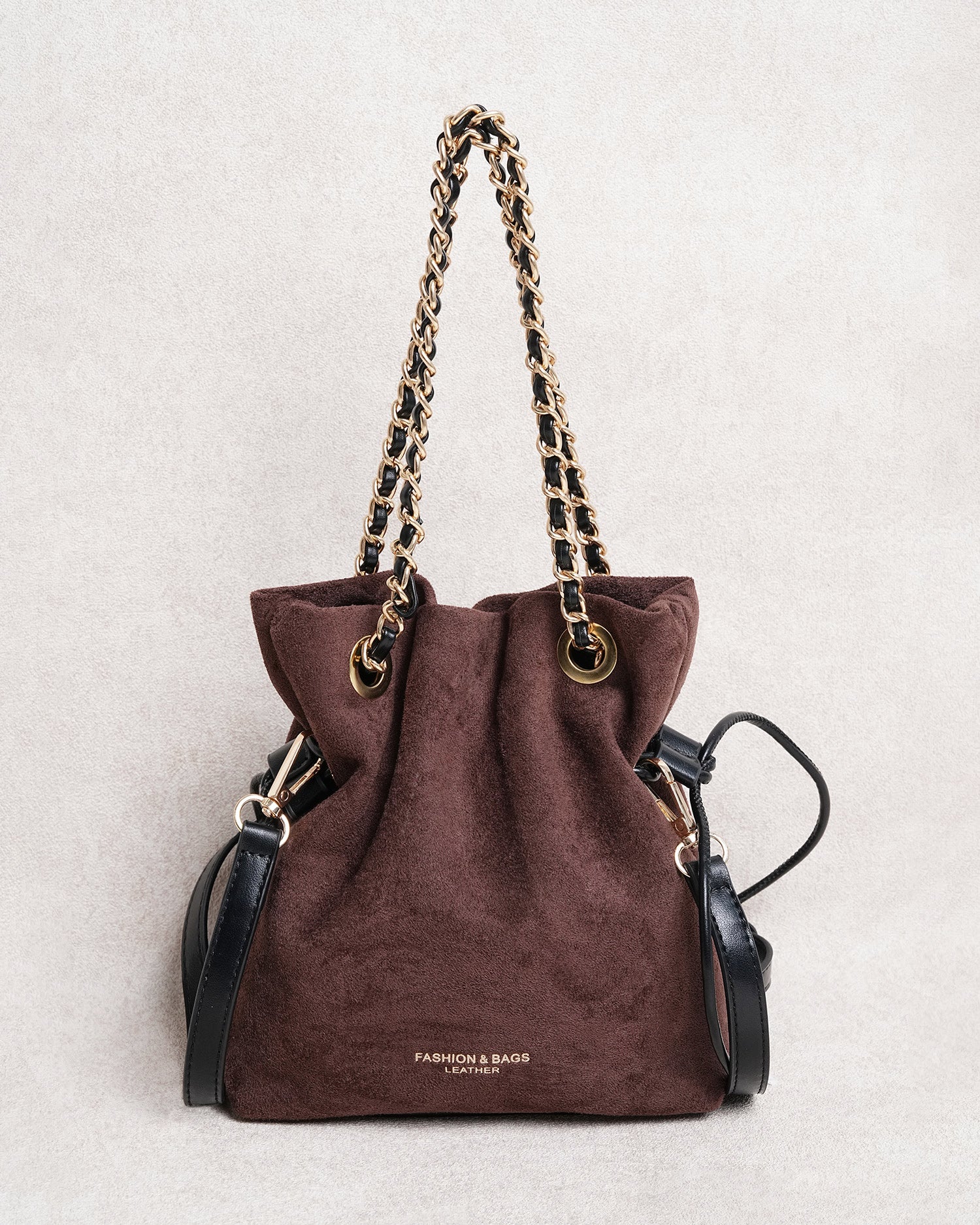 Women's Polyester Handbags Coffee - RIHOAS