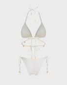 Women's Polyester Knit Bikini Set - RIHOAS