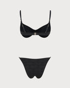 Women's Polyester Knit Bikini Set Bikinis - RIHOAS