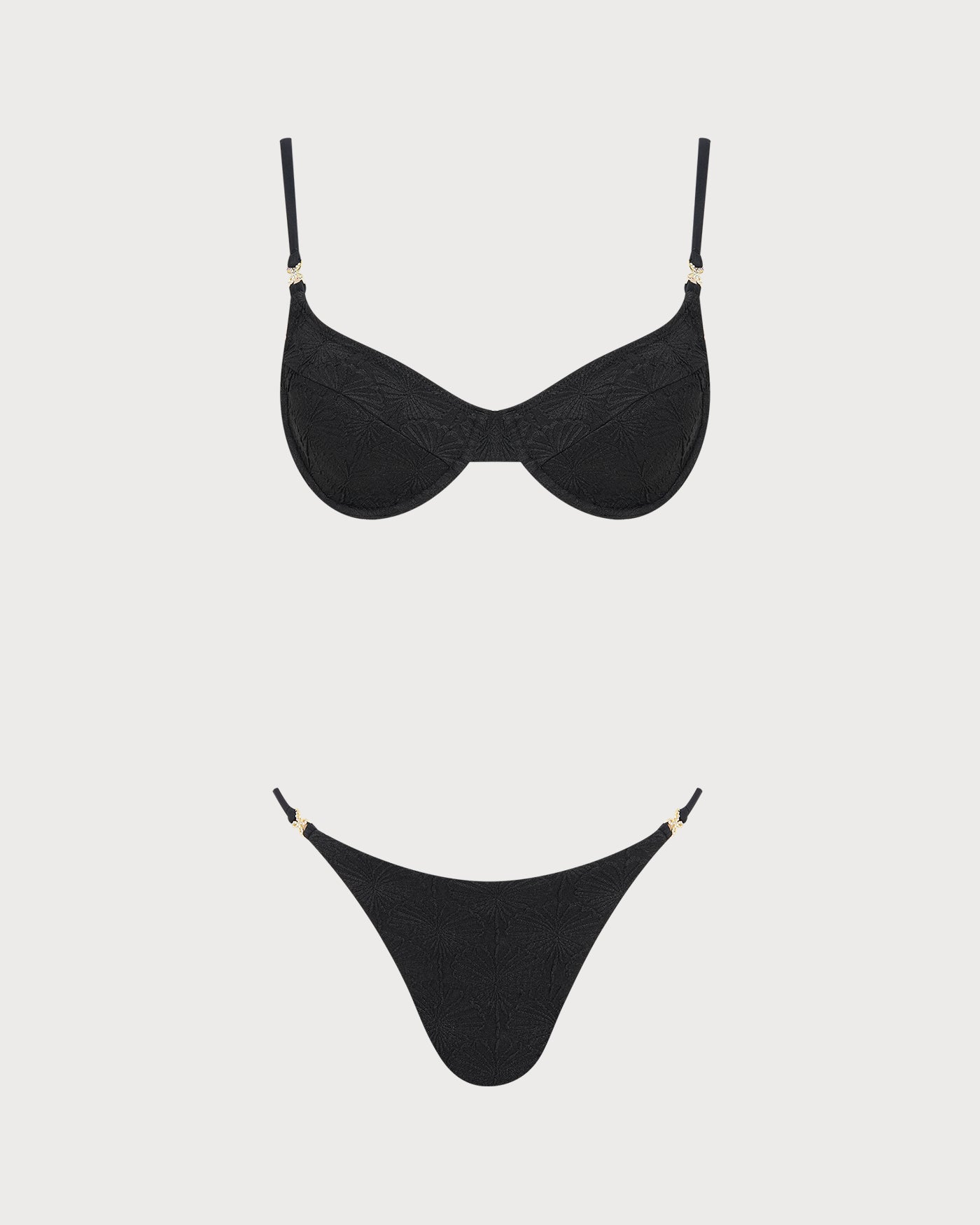 Women's Polyester Knit Bikini Set Bikinis - RIHOAS