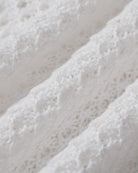 White Cut Out Knit Cover-up 05