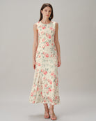 Women's Polyester Knit  Maxi Dress Dresses - RIHOAS
