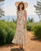 Women's Polyester Knit  Maxi Dress Dresses - RIHOAS