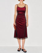 Women's Polyester Knit Midi  Dress Dresses - RIHOAS