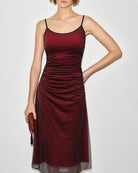 Women's Polyester Knit Midi  Dress Dresses - RIHOAS