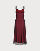 Women's Polyester Knit Midi  Dress Dresses - RIHOAS