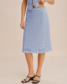 Women's Polyester Knit Skirt Bottoms - RIHOAS