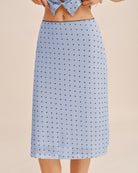 Women's Polyester Knit Skirt Bottoms - RIHOAS
