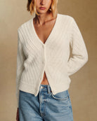 Women's Polyester Knit Sweater Apricot - RIHOAS