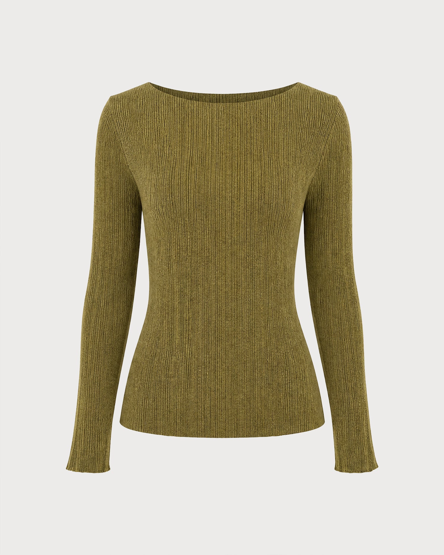 Women's Polyester Knit Sweater Tops - RIHOAS