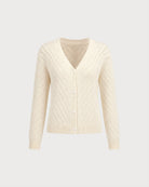 Women's Polyester Knit Sweater - RIHOAS - 01