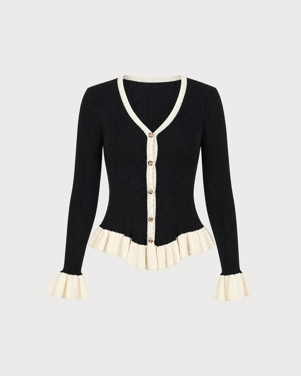 Women's Polyester Knit Sweater - RIHOAS - 03