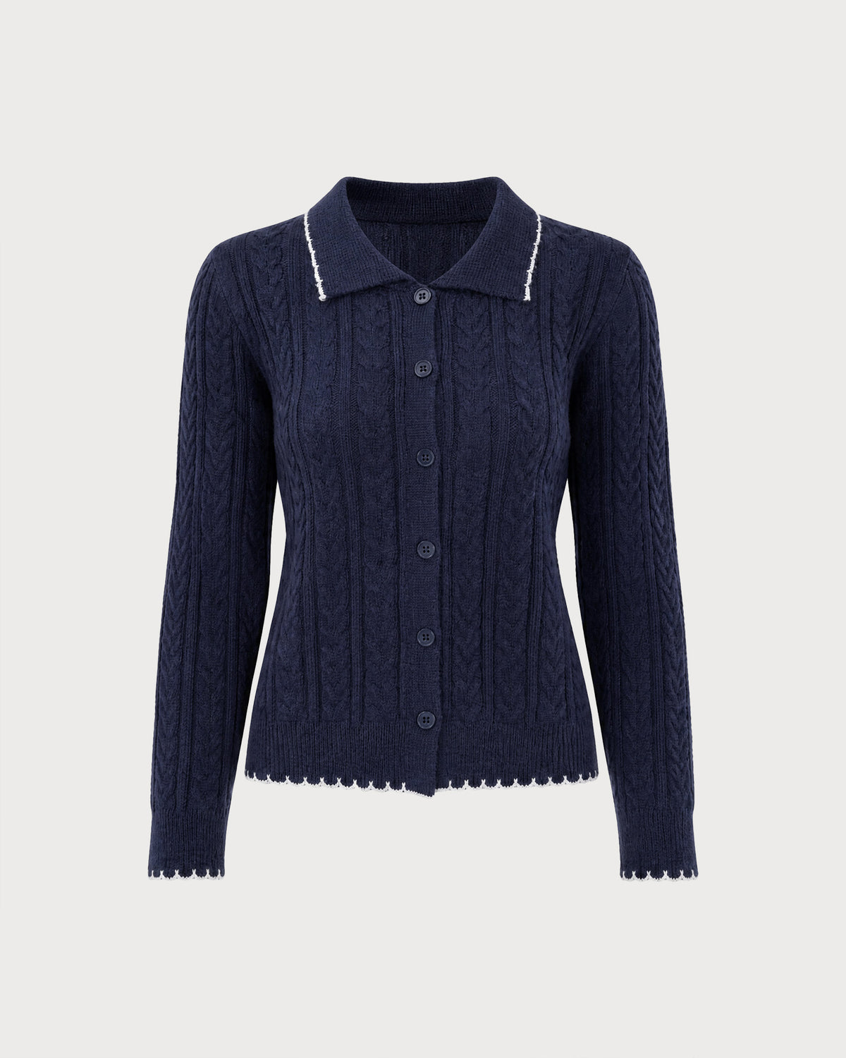 Women's Polyester Knit Sweater - RIHOAS - 01