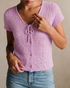 Women's Polyester Knit Sweater Tops - RIHOAS