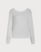 Women's Polyester Knit Sweater - RIHOAS - 04