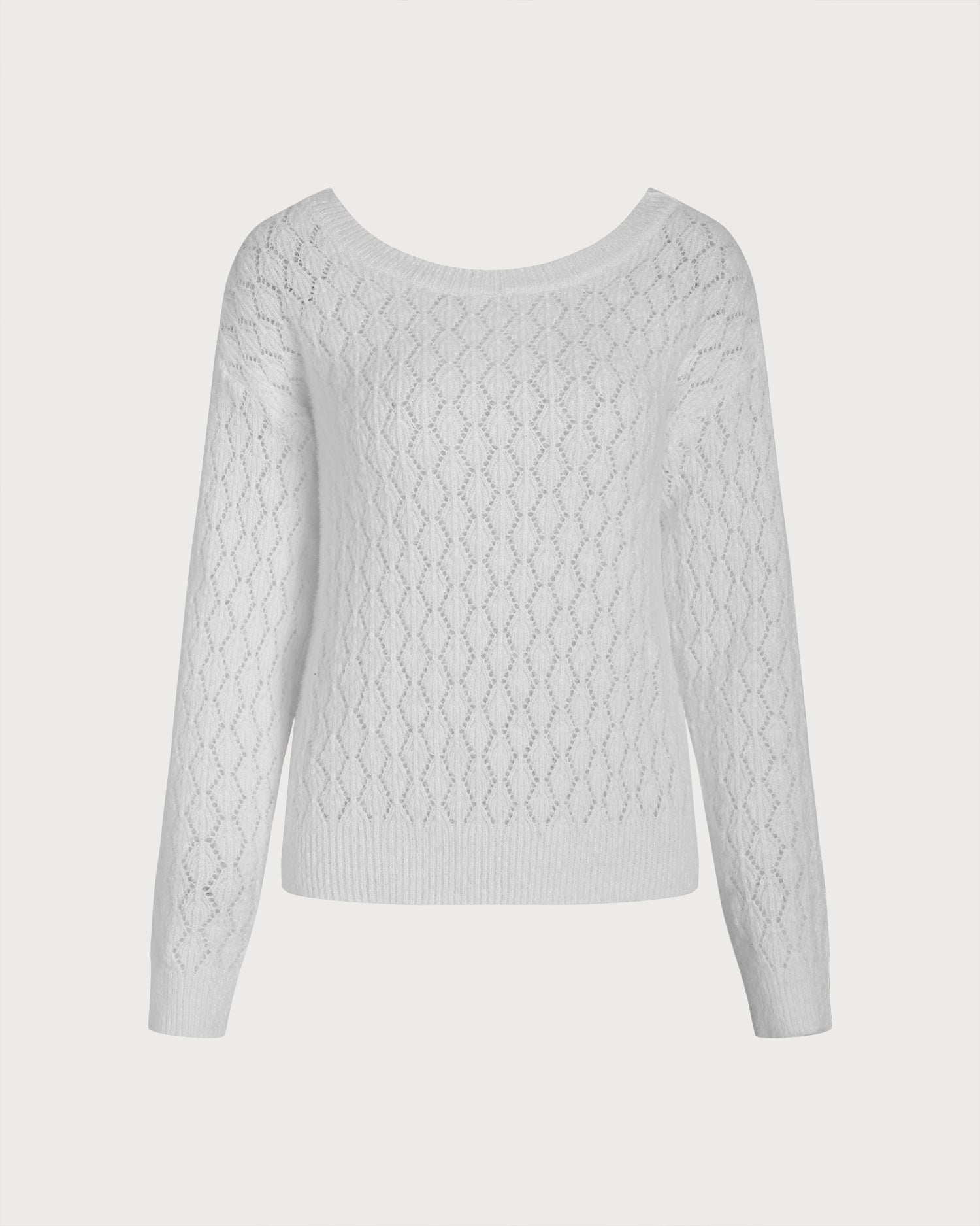 Women's Polyester Knit Sweater - RIHOAS - 04