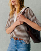 Women's Polyester Knit Sweater Tops - RIHOAS