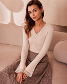 Women's Polyester Knit Sweater - RIHOAS