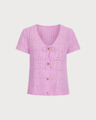 Women's Polyester Knit Sweater Tops - RIHOAS
