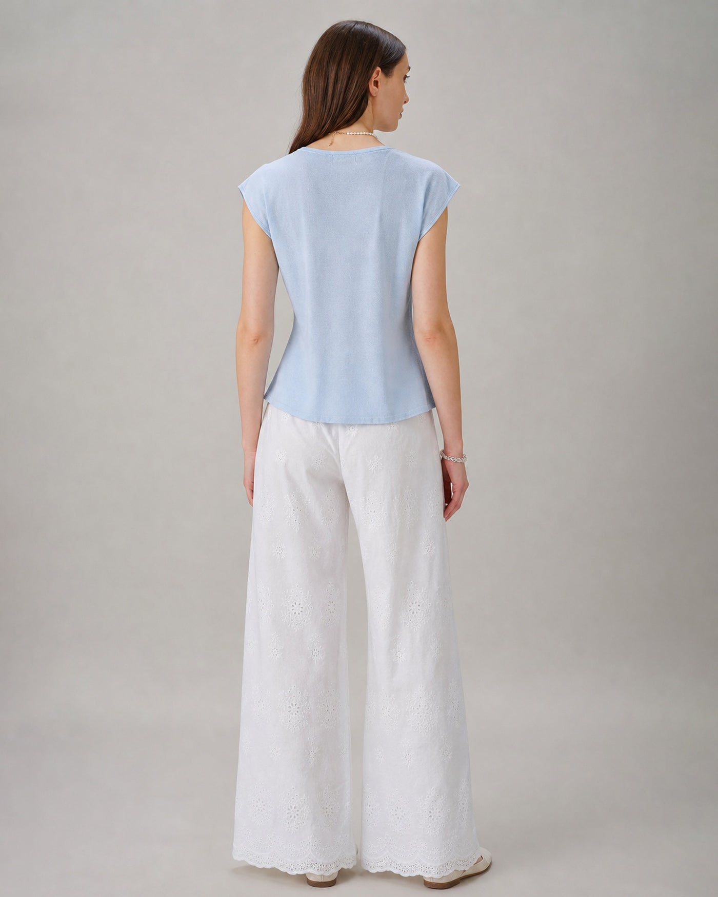Women's Polyester Knit Sweater Tops - RIHOAS
