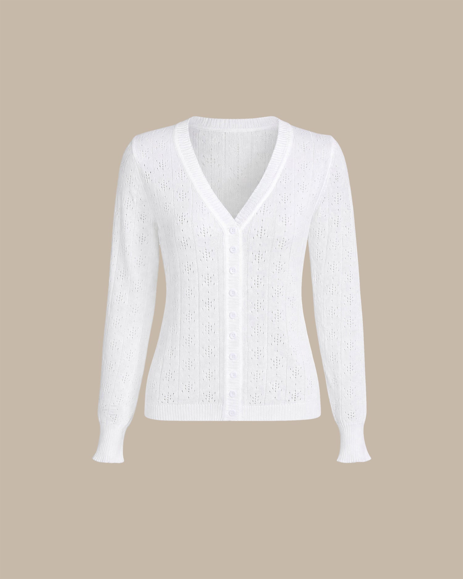 Women's Polyester Knit Sweater - RIHOAS - 02