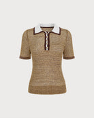 Women's Polyester Knit Sweater Tops - RIHOAS