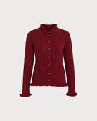 Women's Polyester Knit Sweater - RIHOAS - 01