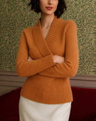 Women's Polyester Knit Sweater - RIHOAS - 01