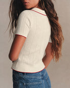 Women's Polyester Knit Sweater Tops - RIHOAS