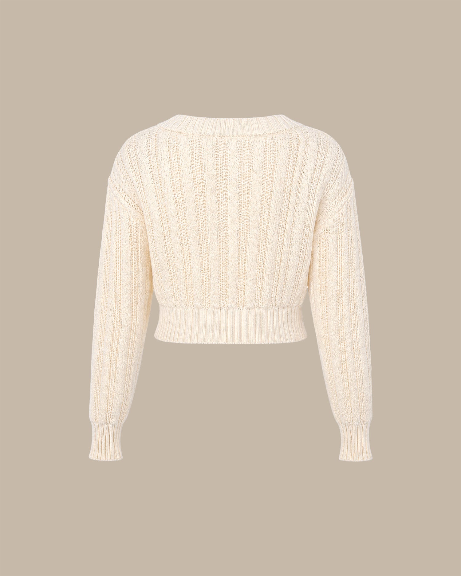 Women's Polyester Knit Sweater - RIHOAS - 02