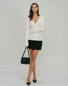 Women's Polyester Knit Sweater - RIHOAS - 01