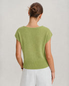 Women's Polyester Knit Sweater Tops - RIHOAS