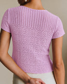 Women's Polyester Knit Sweater Tops - RIHOAS
