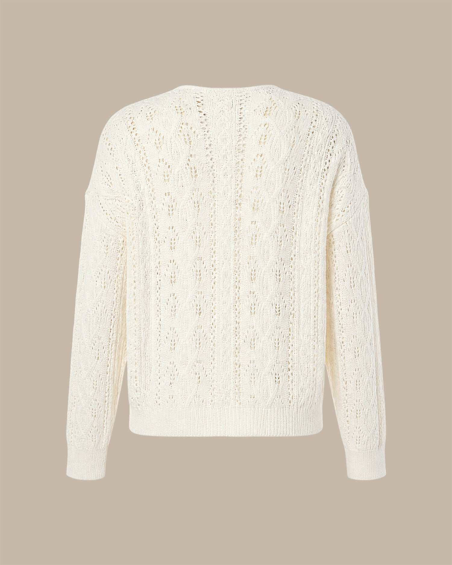 Women's Polyester Knit Sweater Tops - RIHOAS
