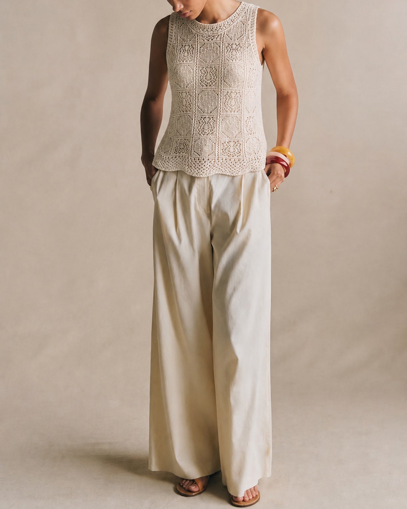 Women's Polyester Knit Sweater Tops - RIHOAS