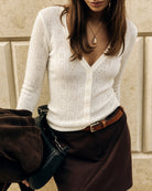 Women's Polyester Knit Sweater - RIHOAS