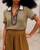 Women's Polyester Knit Sweater Tops - RIHOAS