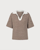 Women's Polyester Knit Sweater Tops - RIHOAS
