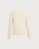 Women's Polyester Knit Sweater - RIHOAS - 02