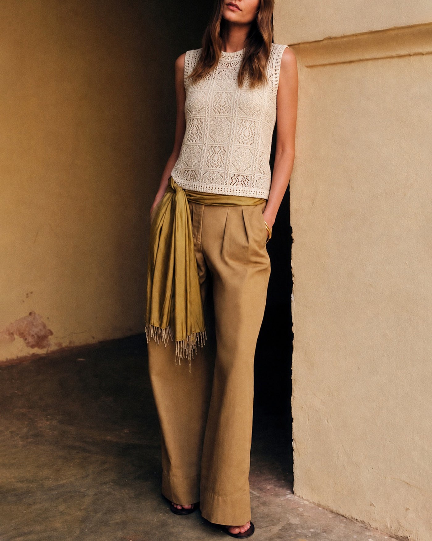 Women's Polyester Knit Sweater Tops - RIHOAS